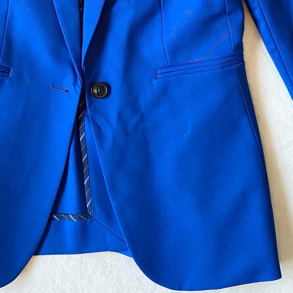 RW&CO. Blue Button Up Blazer Size 2 - Picture 7 of 15